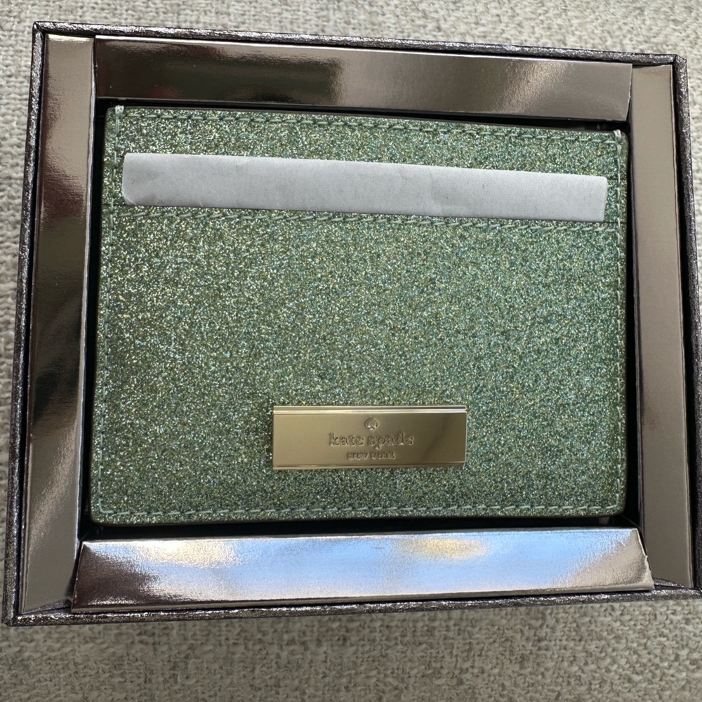 kate spade Glitter Card Holder